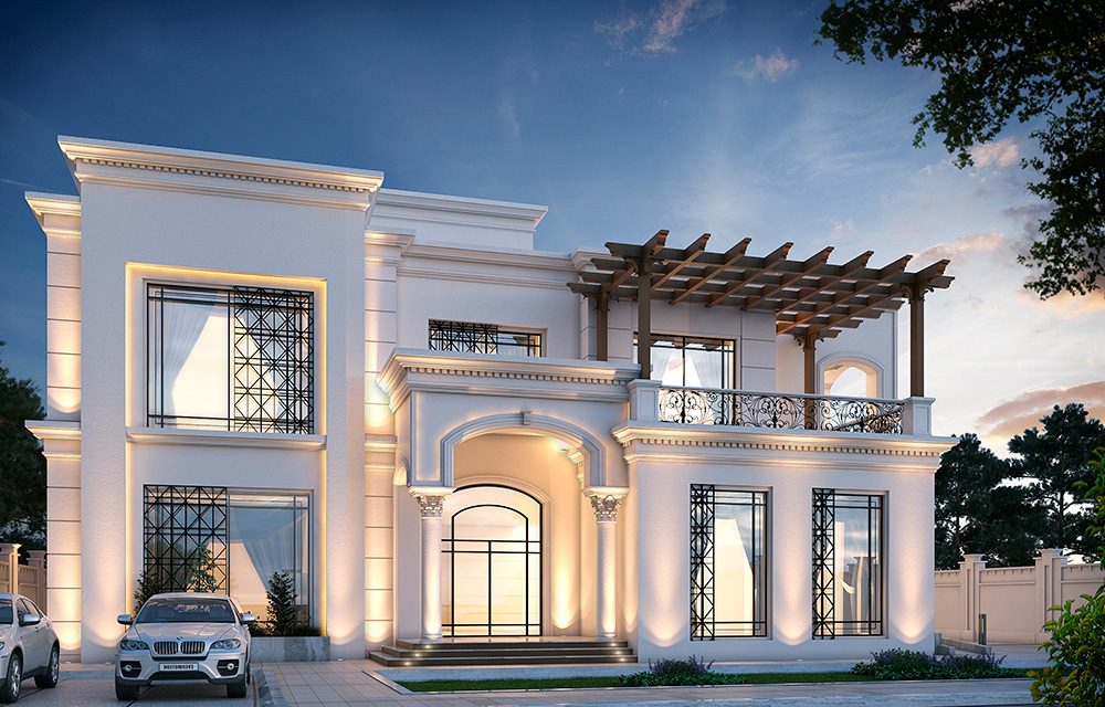 Classic Design Villa Sharjah Engineering Consultants